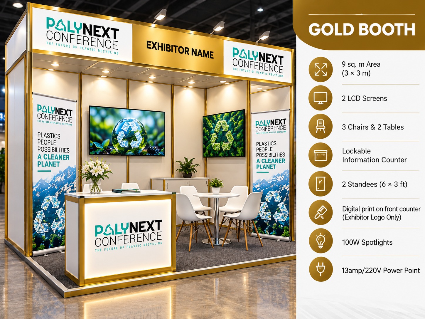 PolyNext Gold Booth