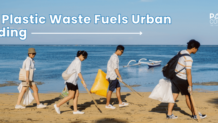 How Plastic Waste Fuels Urban Flooding