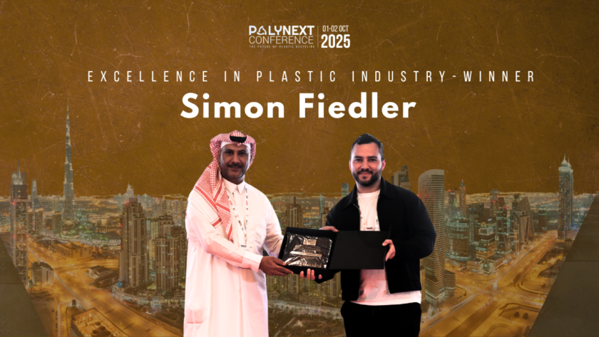 Simon Fiedler Honoured as Excellence in Plastic Industry - Leaders - Rising Star in Circular Plastics at the PolyNext Awards 2025 in Dubai