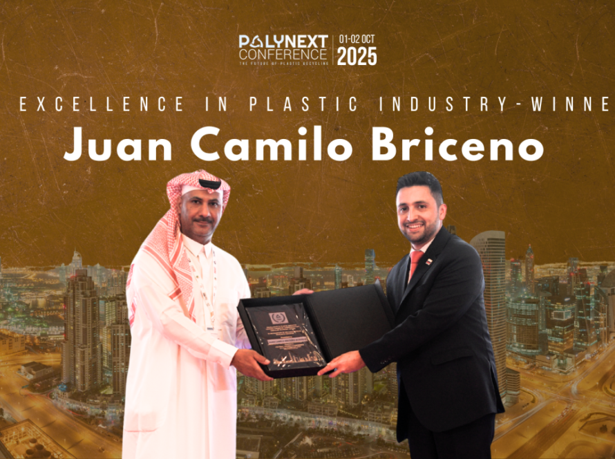 Juan Camilo Briceno Wins Financial Leadership for Circular Economy Award at PolyNext Awards 2025