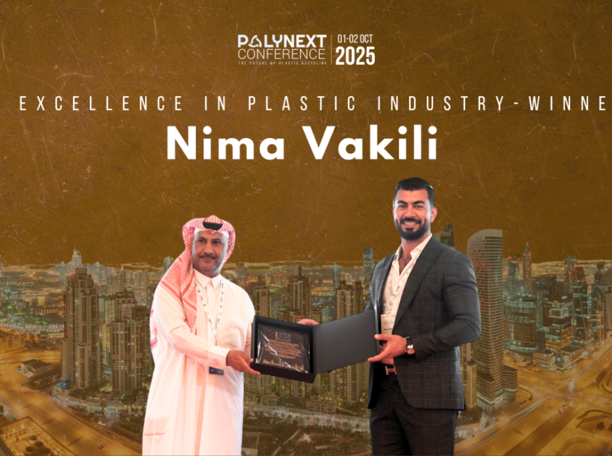 Nima Vakili Honoured at PolyNext Awards 2025 for Excellence in Plastic Industry – Pioneering Sustainable Bioplastics Supply Chain Development