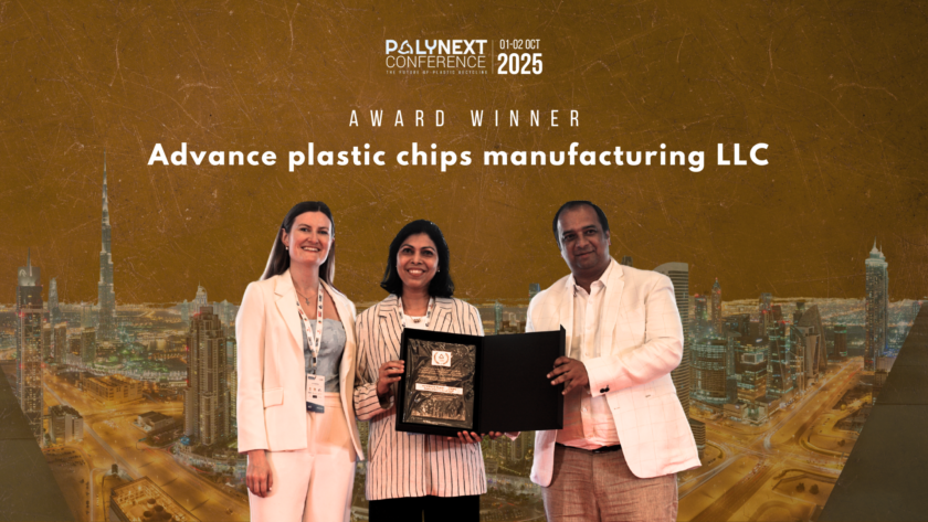 Advance Plastic Chips Manufacturing LLC wins the PolyNext Award 2025 for outstanding innovation in plastic recycling and sustainable manufacturing practices.