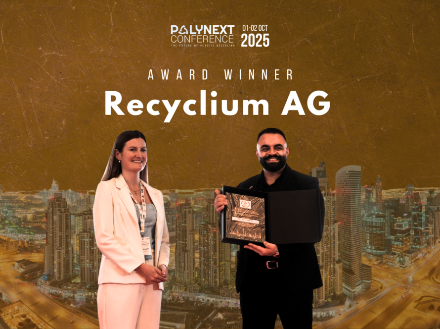 Recyclium Wins PolyNext Award for Innovation in Circular Traceability & Blockchain Integration